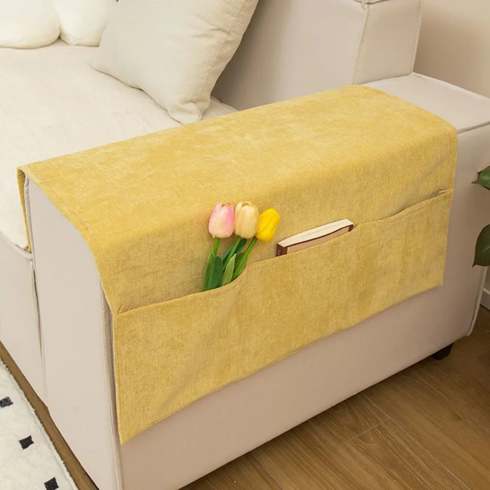 For Living Room Slip-On Armrest Protector Sofa Armrest Covers Living Room D cor Red Easy To Install And Remove