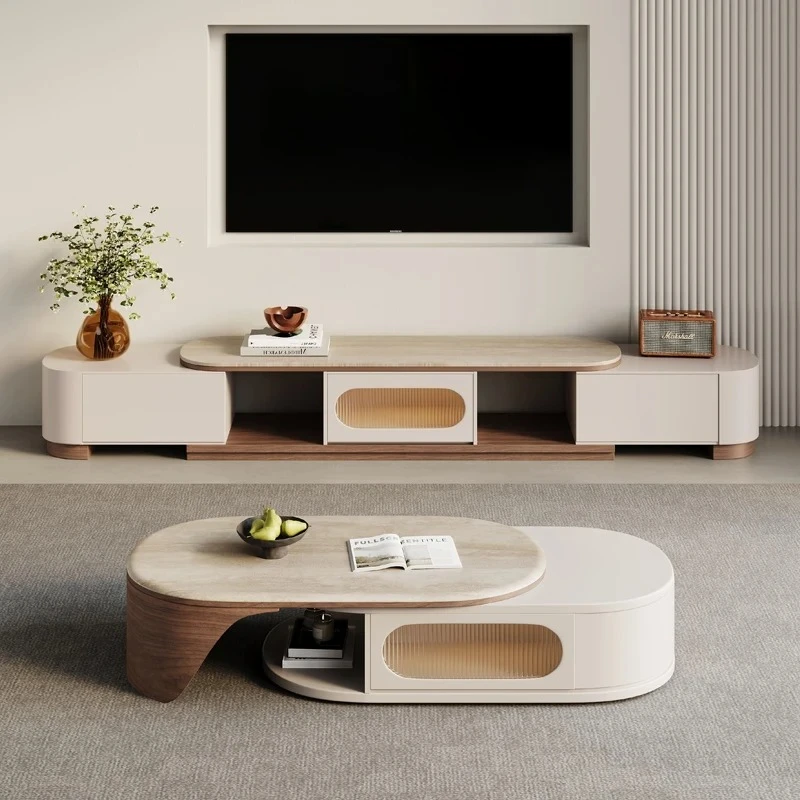 Coffee Table With Storage Glam Runner Extendable Coffee Table Living Room Furniture