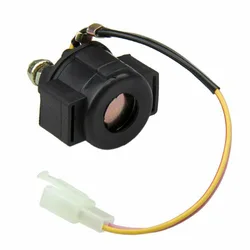 Voor ATV Bromfiets Go-Kart Startrelais Solenoid Met Bobine Auto Accessoires Extra Lange Draad Startrelais 100% Gloednieuw