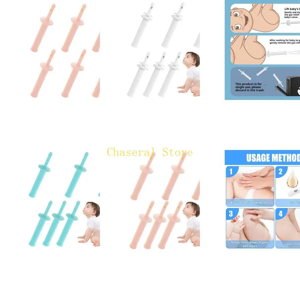 

E7CE Gas Colic Passer Flatulence Effective Relief for Baby