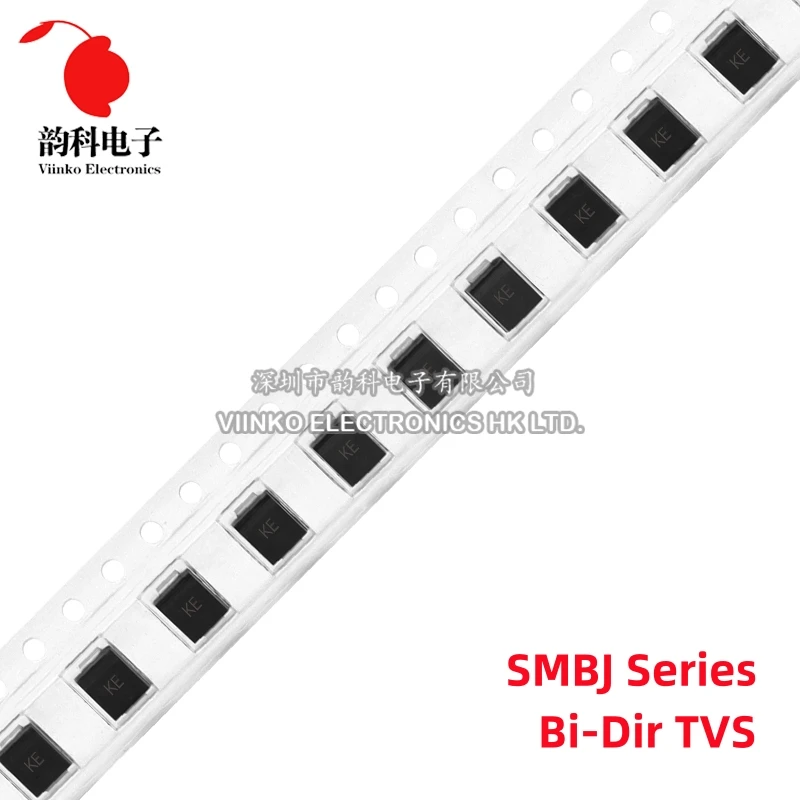 20pcs TVS Diode Bi-Dir 600W SMB SMBJ5.0CA SMBJ6.0CA SMBJ6.5CA SMBJ7.5CA SMBJ12CA SMBJ18CA SMBJ24CA SMBJ28CA SMBJ33CA SMBJ200CA