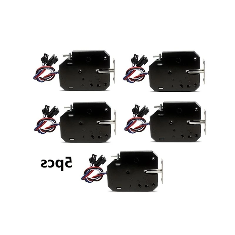 B50C DC 12V Small Electromagnetic Lock 5Pcs Door Lock Vending Electric Control Mini Cabinet Door Electronic Lock