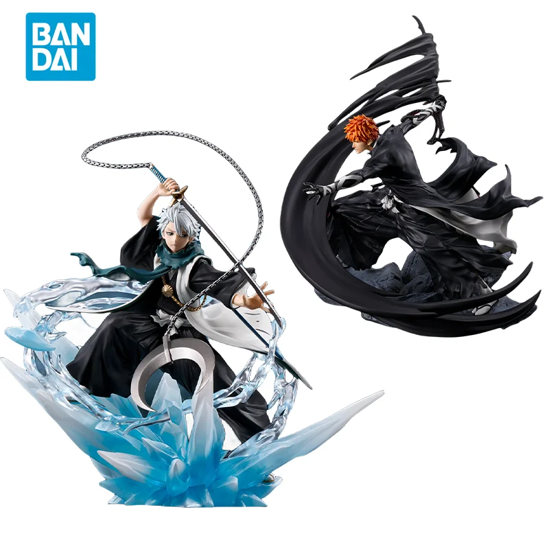 Spot Direct Bandai Original BLEACH Anime Model Figuarts ZERO TOUSHIRO HITSUGAYA and ICHIGO KUROSAKI Action Figure Toys for Kids