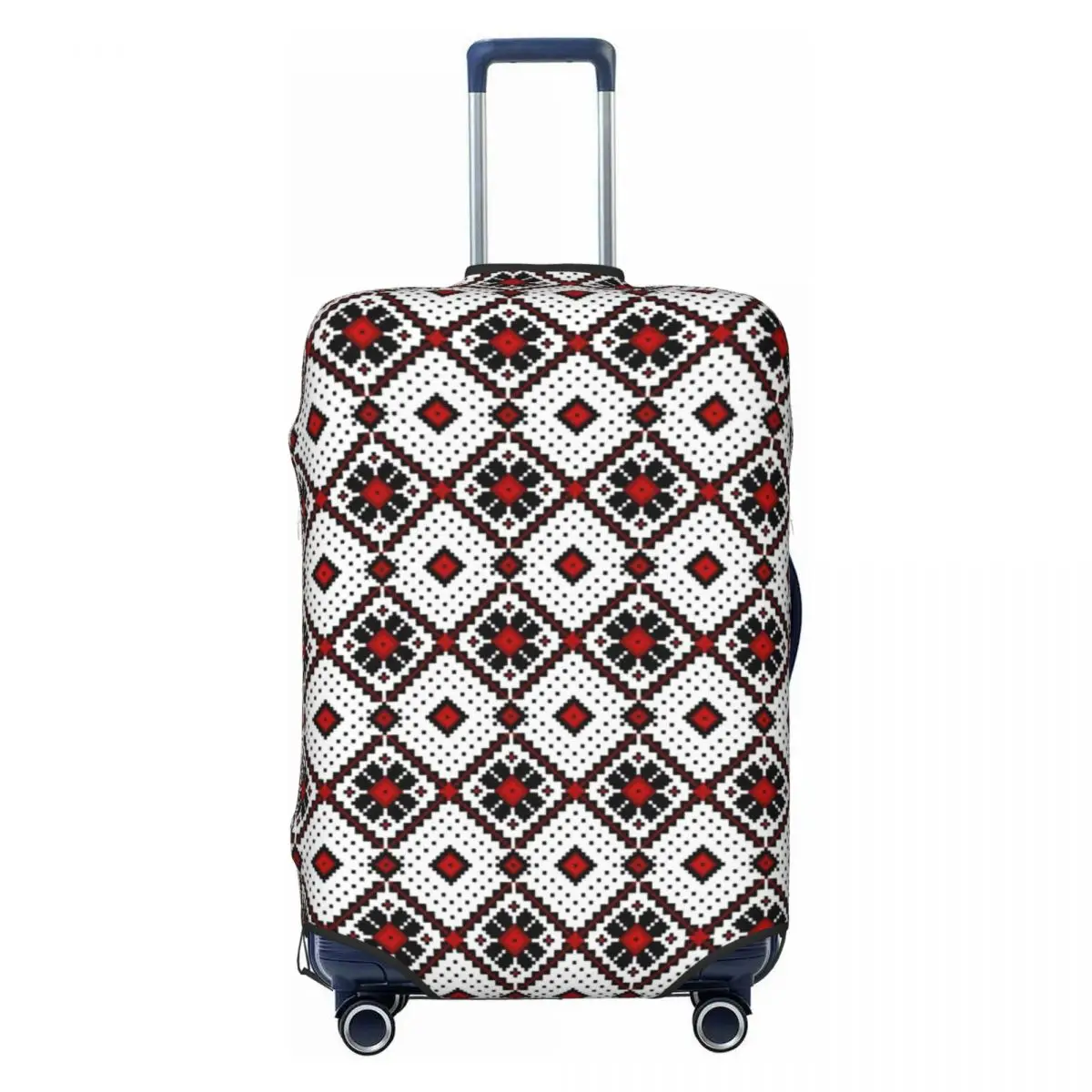 

Custom Ukraine Traditional Embroidery Travel Luggage Cover Elastic Ukraine Art Suitcase Cover Protector Fit 18-32 Inch