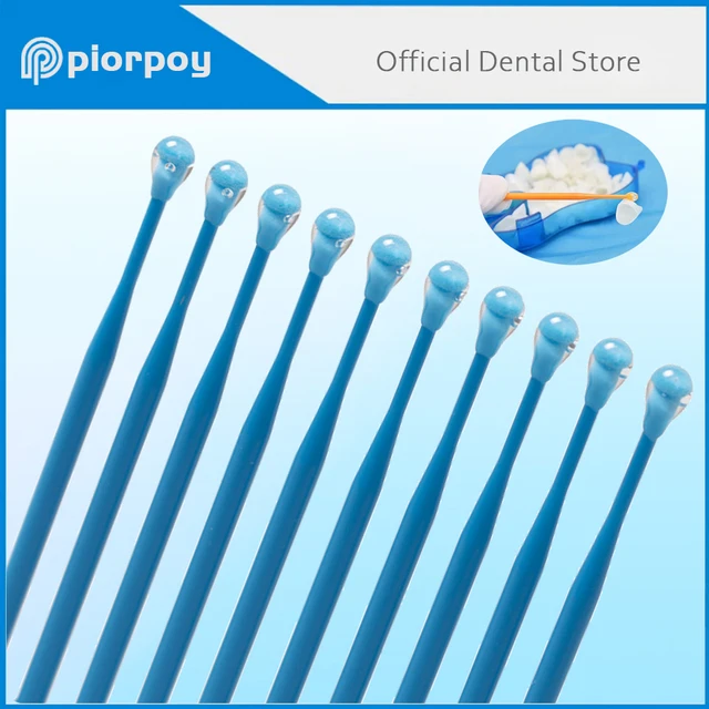 PIORPOY 10-częściowy aplikator końcówek kleju dentystycznego Stomatologia Lepkie sztyfty Materiał klejący Odontologia Dentista Produkty