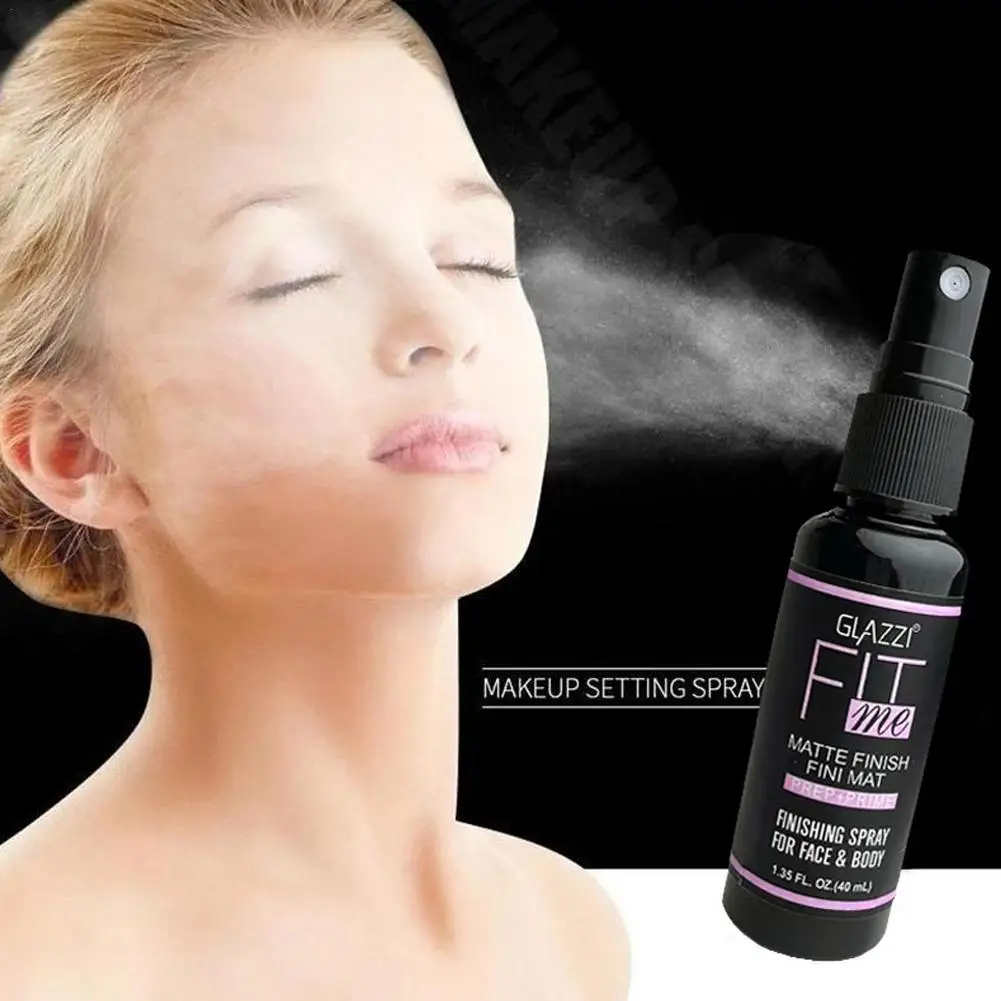 40ml Makeup Setting Spray Long Lasting Makeup Moisturizing Facial Liquid Matte Finish Setting Spray Oil Control Cosmetics