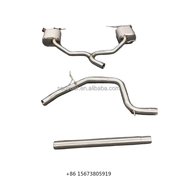

Hot Selling Stainless Steel Valved Catback Exhaust for / CC 2.0T Exhaust SystemCustomed