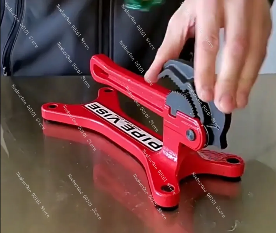 Portable Pipe Welding Clamp Tool, Seat Type Pipe Wrench Aligner Jointer for Plumbing & Pipe Fitting