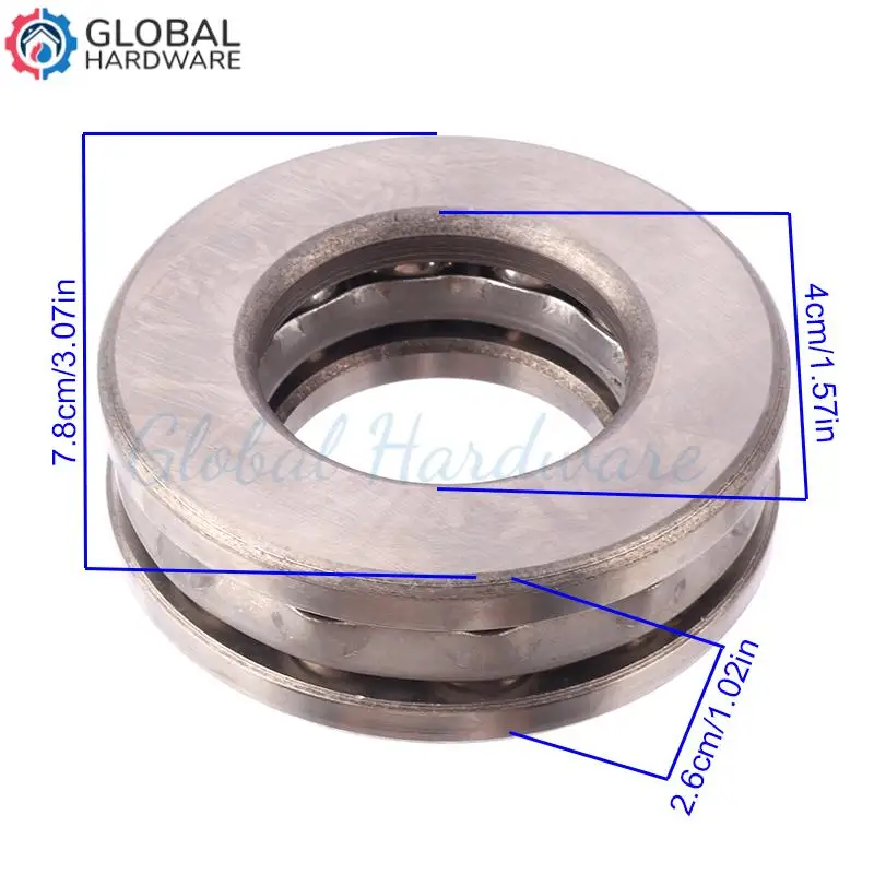 Bearing Mesin Harga Bagus Single Row 51308 Thrust Ball Bearing untuk Industri Mesin Thrust Ball Bearing 51308