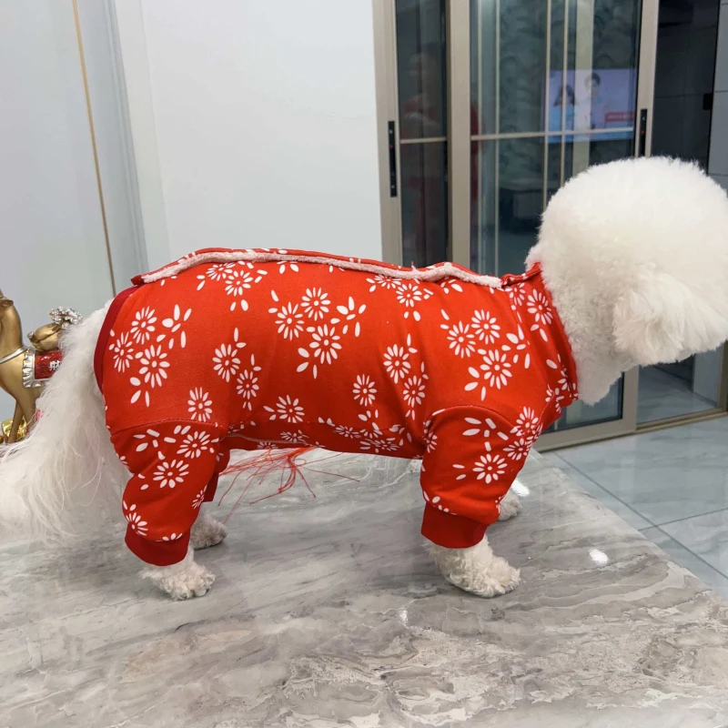 

Одежда для собак для девочек, комбинезон, зимняя женская одежда для домашних животных, йоркский померанский шпиц, мальтийский пудель, бишон, шнауцер, одежда, костюм маленькой собаки