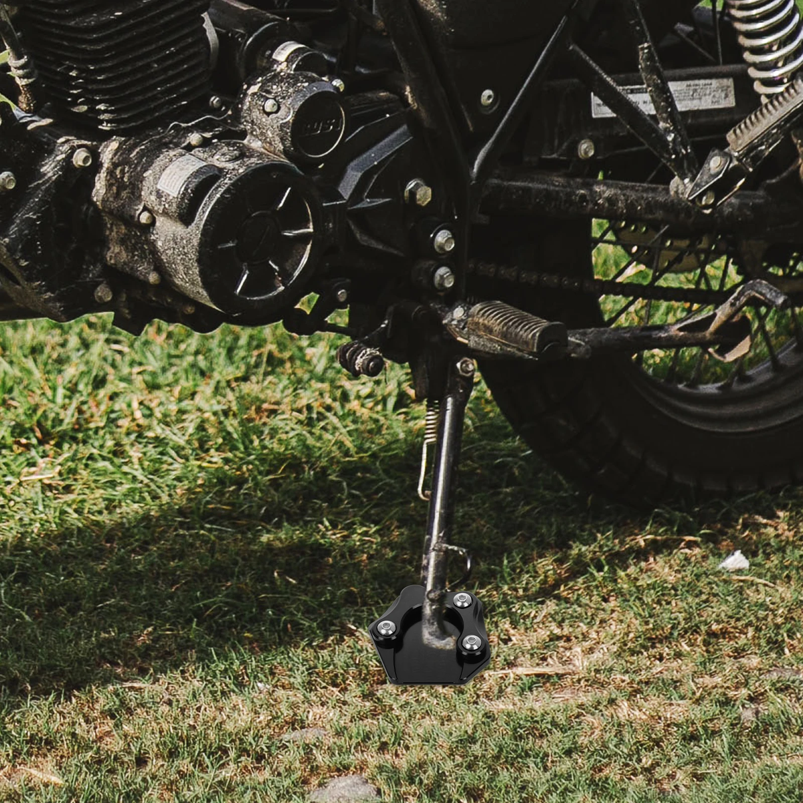 

Foot Pad Kickstand Protectors for Motorcycles Pads Extra Seat Accessories Aluminum Alloy Motorbike