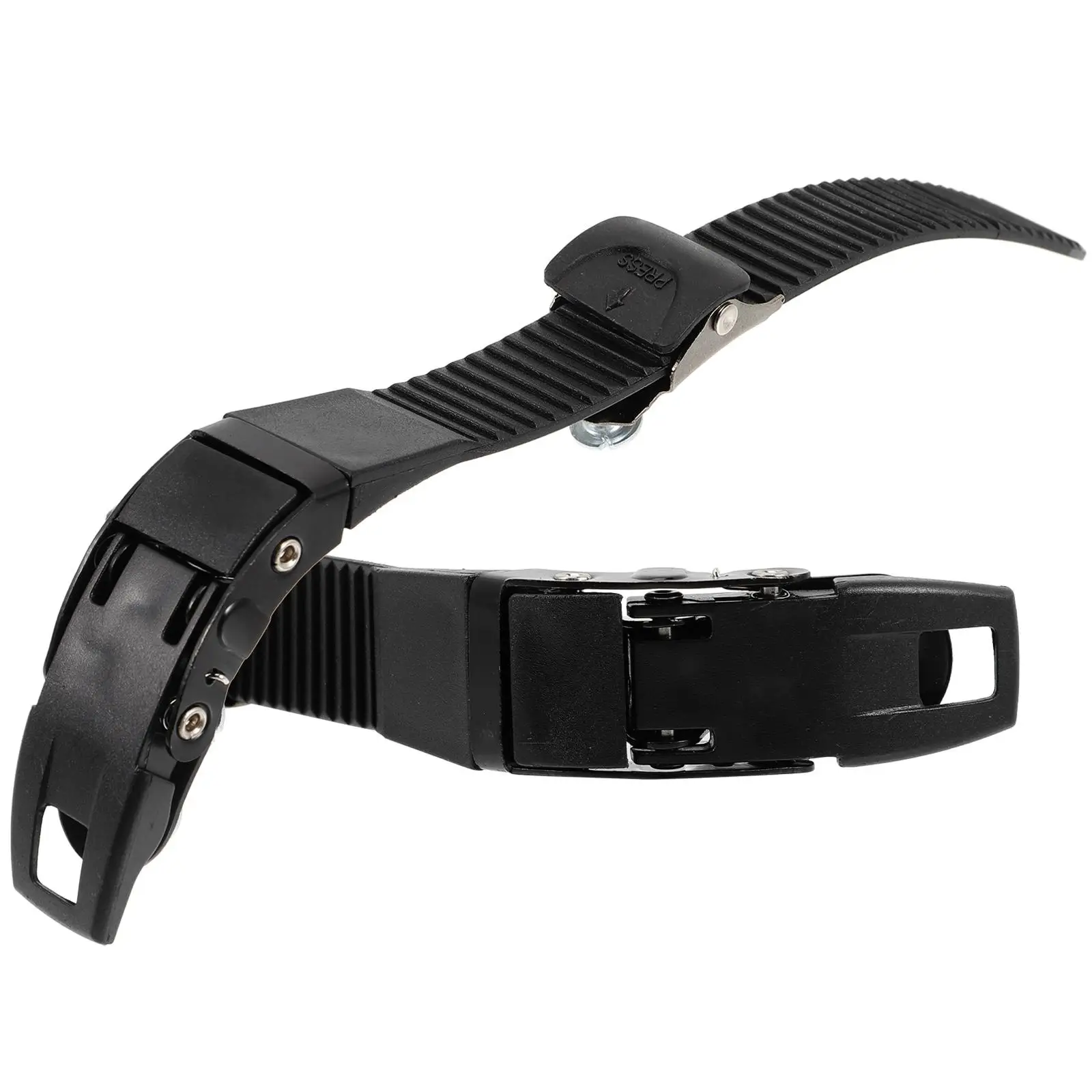 2 Pcs Ice Skate Buckle Strap Roller Parts Portable Inline Boot Replacement Straps Pvc Fixing Accessories Skating Shoes