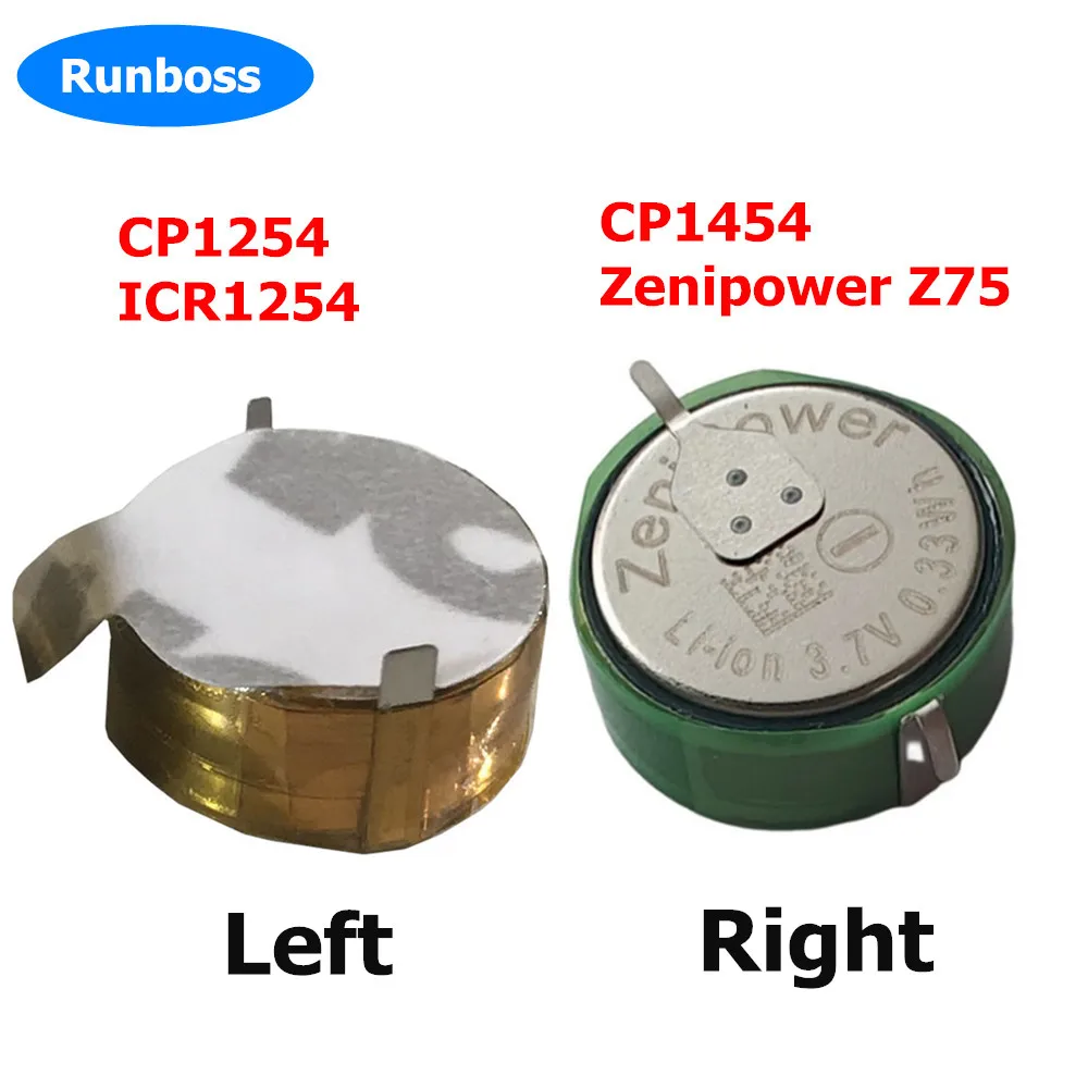 CP1254 A3 Left CP1454 Right Rechargeable Battery For Sennheiser Momentum True Wireless 1 2 3 M3AEBT Earphone With Solder Feet