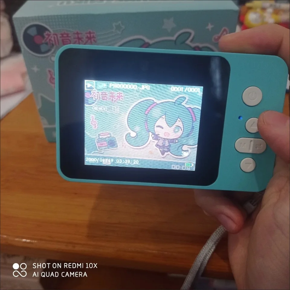 オリジナル初音ミク Ccd 600mah デジタルカメラ漫画アニメフィギュア