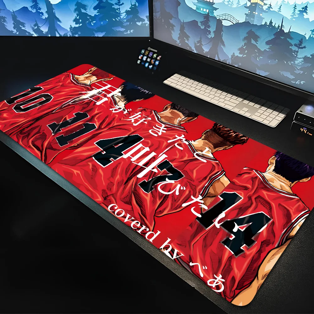 Japanese Classic Anime Slam Dunk Mousepad Mouse Mat Desk Mat With Pad Gaming Accessories Prime Gaming XXL Keyboard Pad Padding