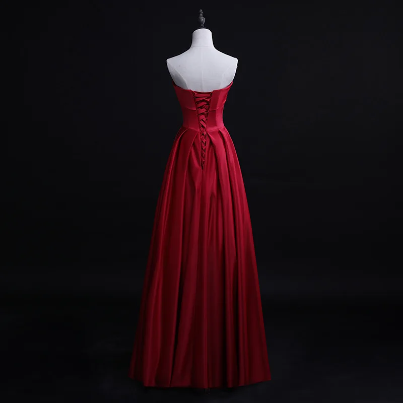 Elegant Long Prom Evening Guest Party Dresses for Women 2022 Summer Sexy Strapless Backless Satin Wedding Bridesmaid Maxi Dress