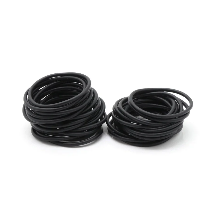 10Pcs NBR O Ring Seal Gasket CS 2.65mm ID 5~150mm Nitrile Butadiene Rubber Spacer Oil Resistance Washer Round Shape Black