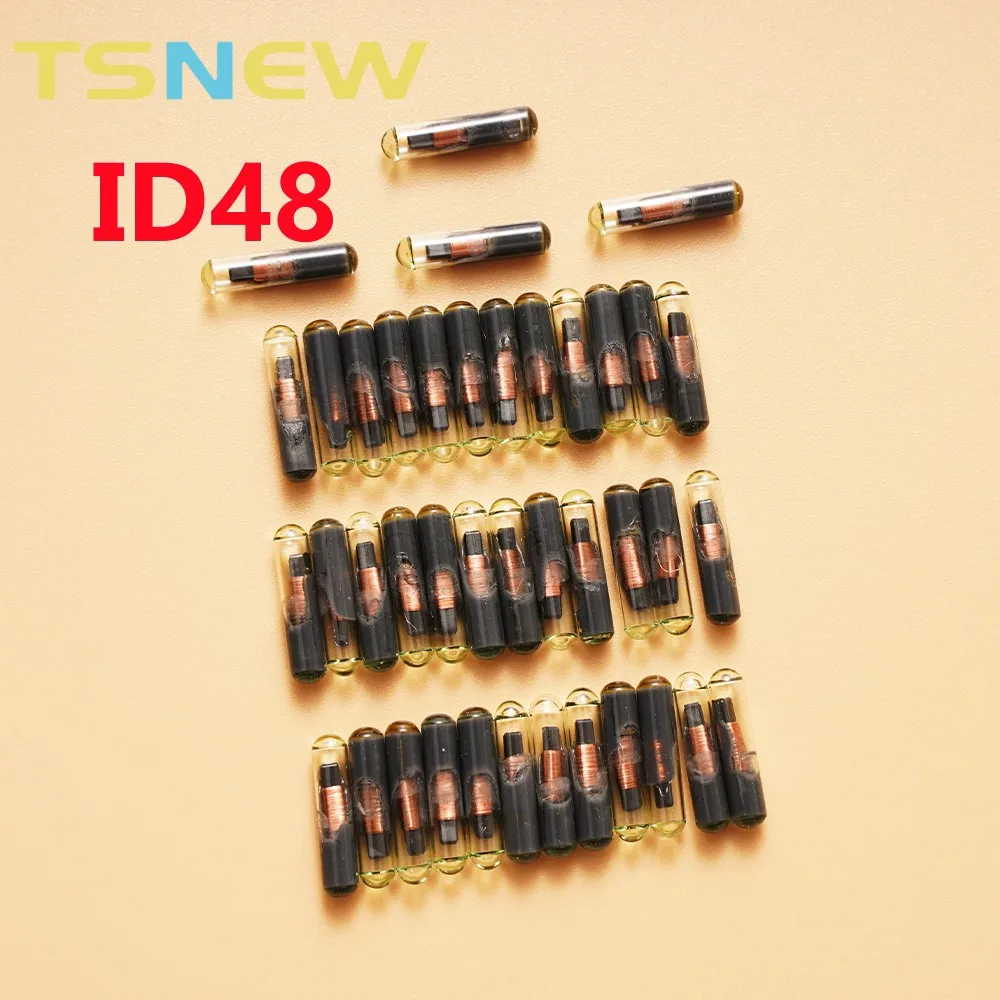 5pcs 10pcs ID48 ID 48 Glass Transponder Chip High Quality,key transponder chip id48 crypto chip