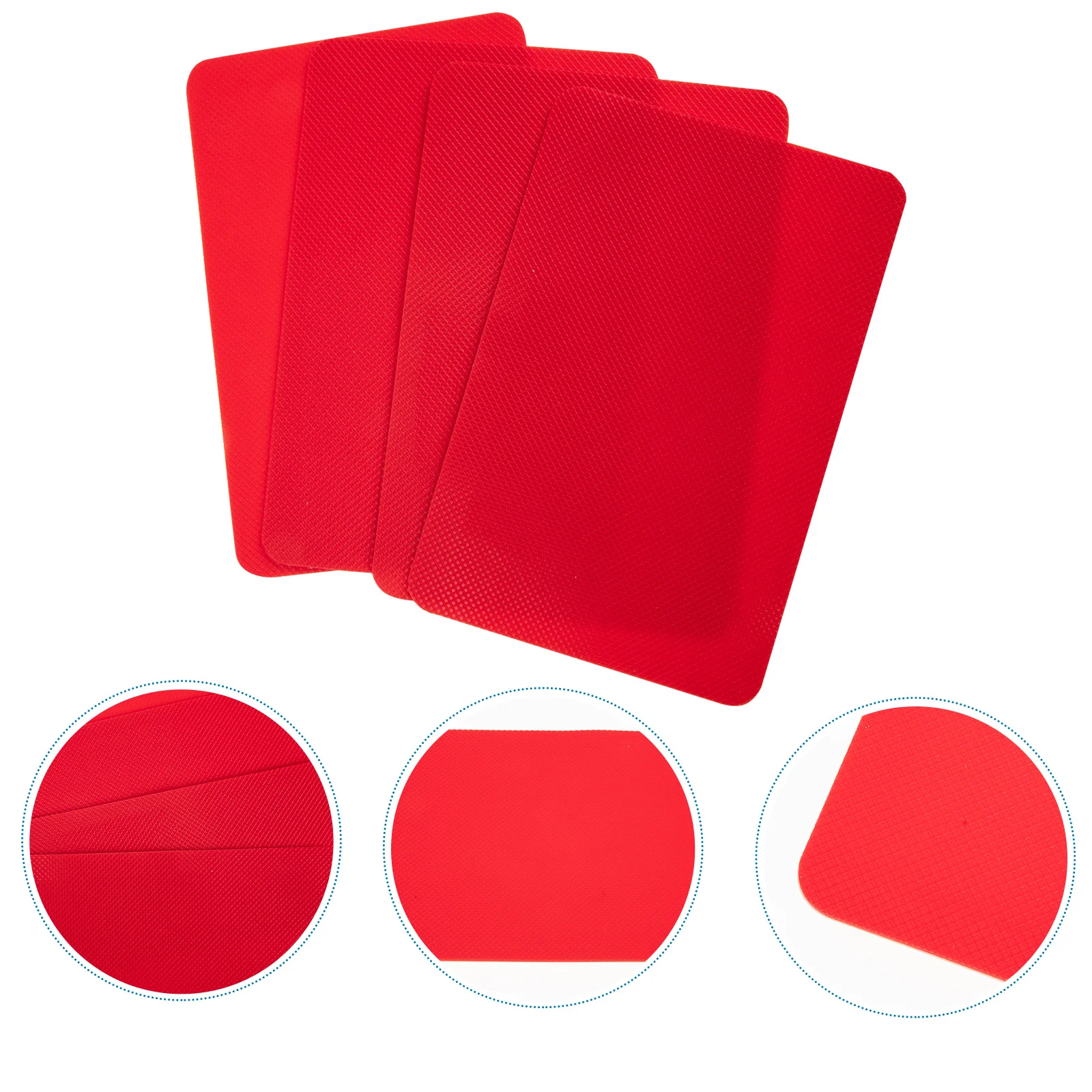 

4Pcs Non-Skid Shoe Pads Transparent Self Adhesive Rubber Pads Noise Reduction Sole Protectors for High Heels Sneakers