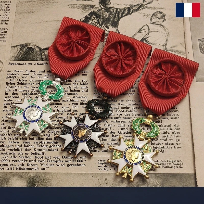 French Third Republic Knight Officer Medal of the Order of the Legion of Honour Reproduction