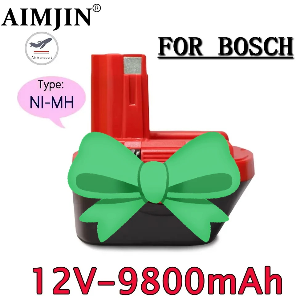 

For Bosch 12V 9800mah PSR Rechargeable Battery 12V AHS GSB GSR 12 VE-2 BAT043 BAT045 BAT046 BAT049 BAT120 BAT139