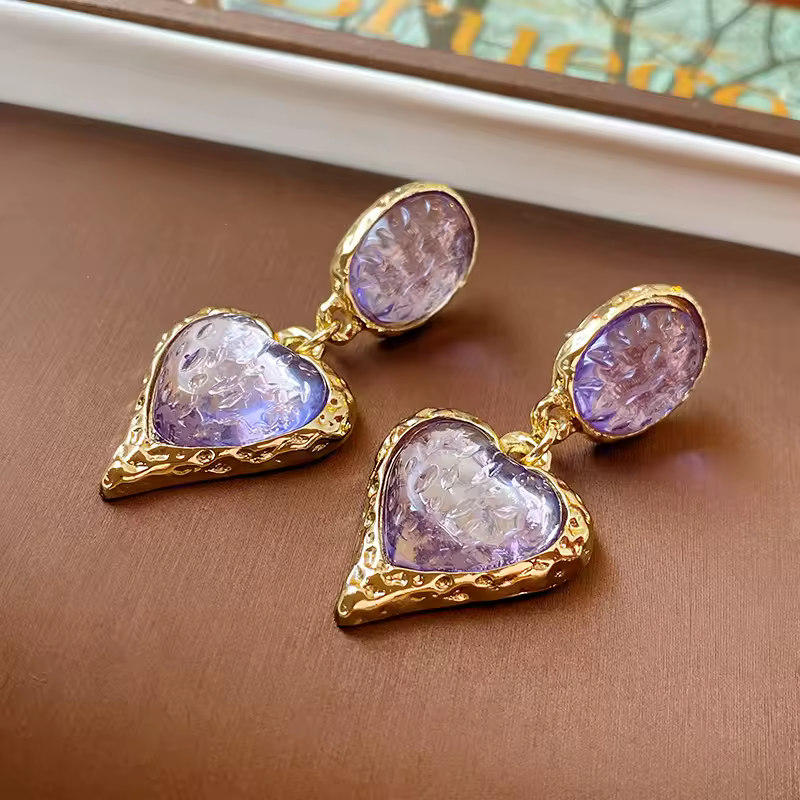 Vintage Red Resin Women's Earrings Stud Earrings Luxury large Geometric Oval earrings Party Wedding Ear Jewelry Wholesale - Image 14