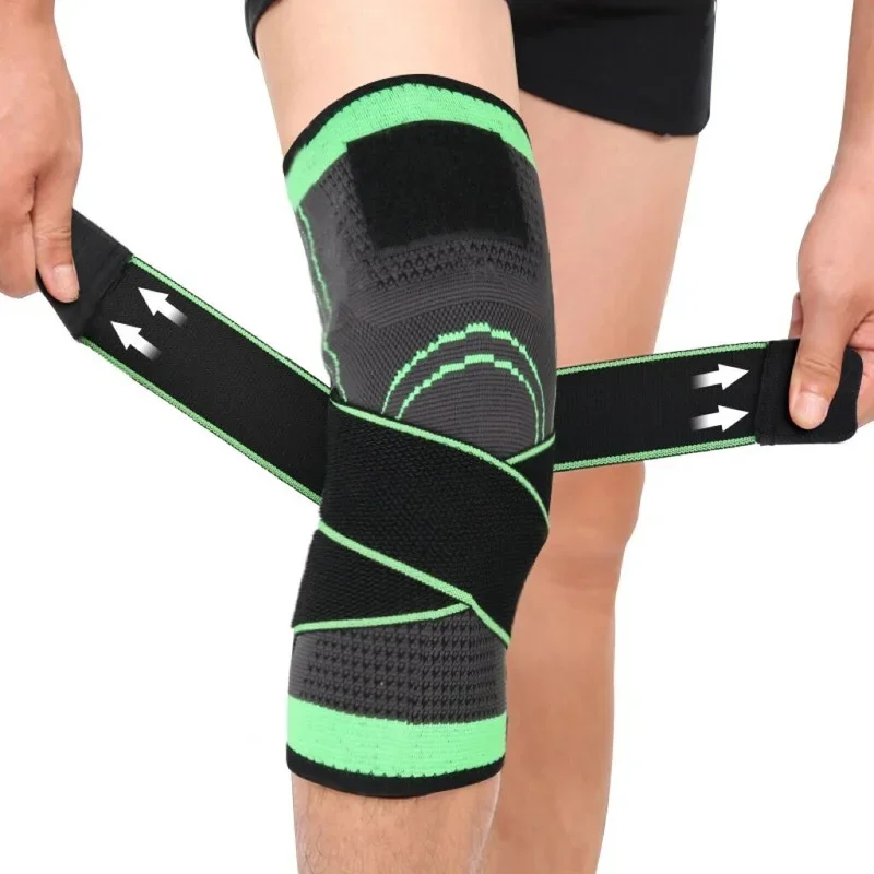 1 Piece Men's Women's Knee Pads Compression Sleeves Joint Pain Arthritis Relief Running Fitness Elastic Wrap Support Knee Pads