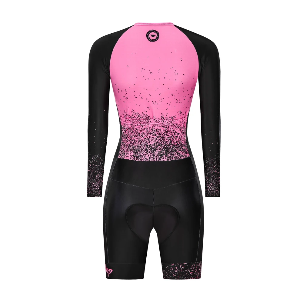 2024 new Ciclopp spring and autumn long-sleeved triathlon sweat-absorbent breathable jumpsuit bike sportswear