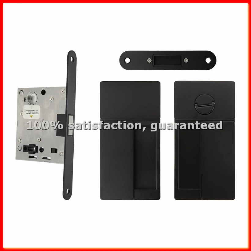 

Ultra-Thin Door Lock Magnetic Silent Solid Wood Door Lock Room Bedroom Push Bathroom Modern Door Lock-ABWY