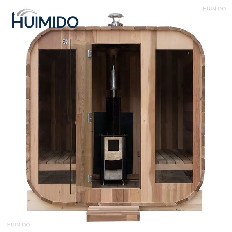 Outdoor Backyard Redwood Sauna Garden Dry Sauna