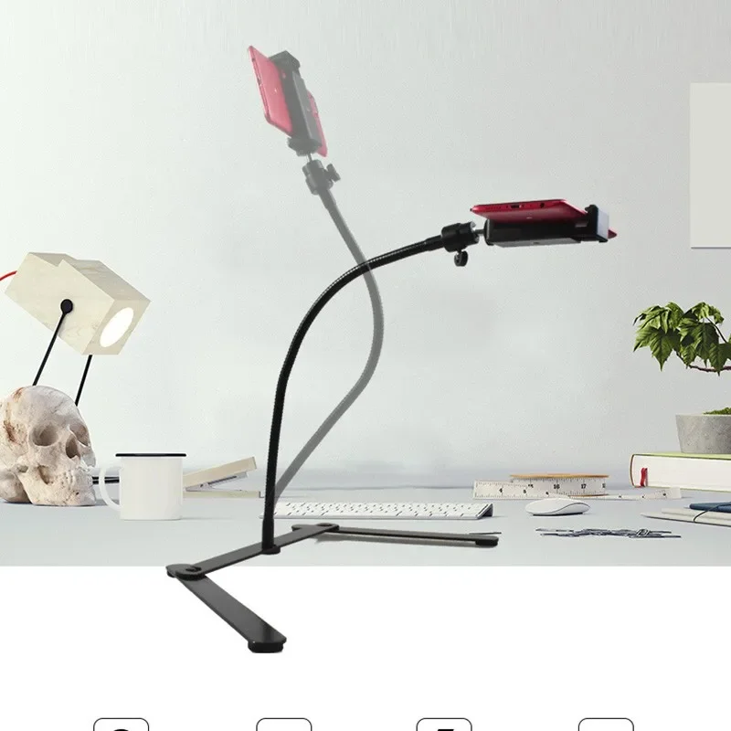 سطح المكتب حامل هاتف المحمول حامل ، التصوير الفوتوغرافي العلوي قوس اطلاق النار ، Youtuber Tiktok الفنان اللوحة ، سجل الحرفية أداة فيديو