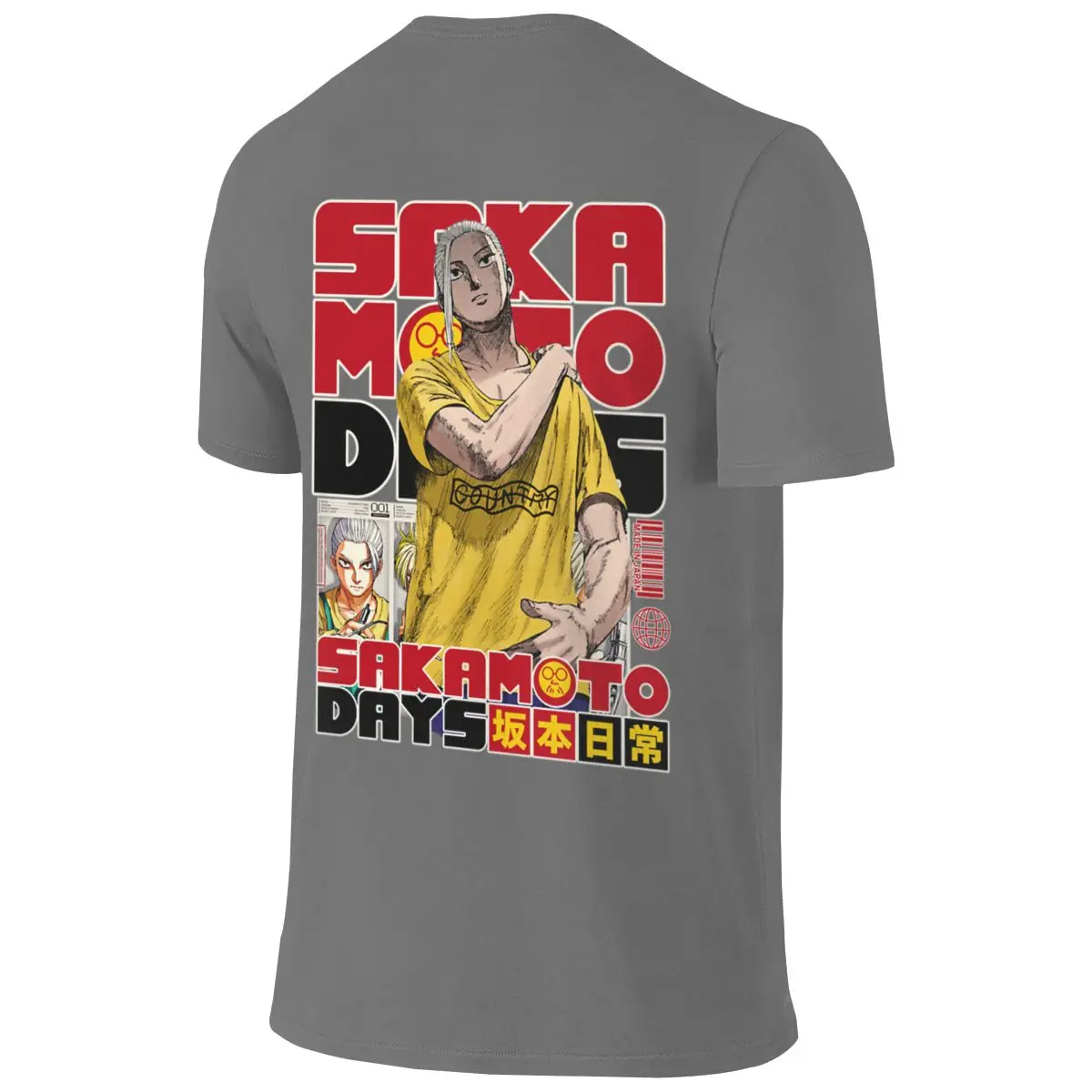 Sakamoto Tarou Commuting Reversible T-shirt Commuting Casual Anti-Static T-shirt