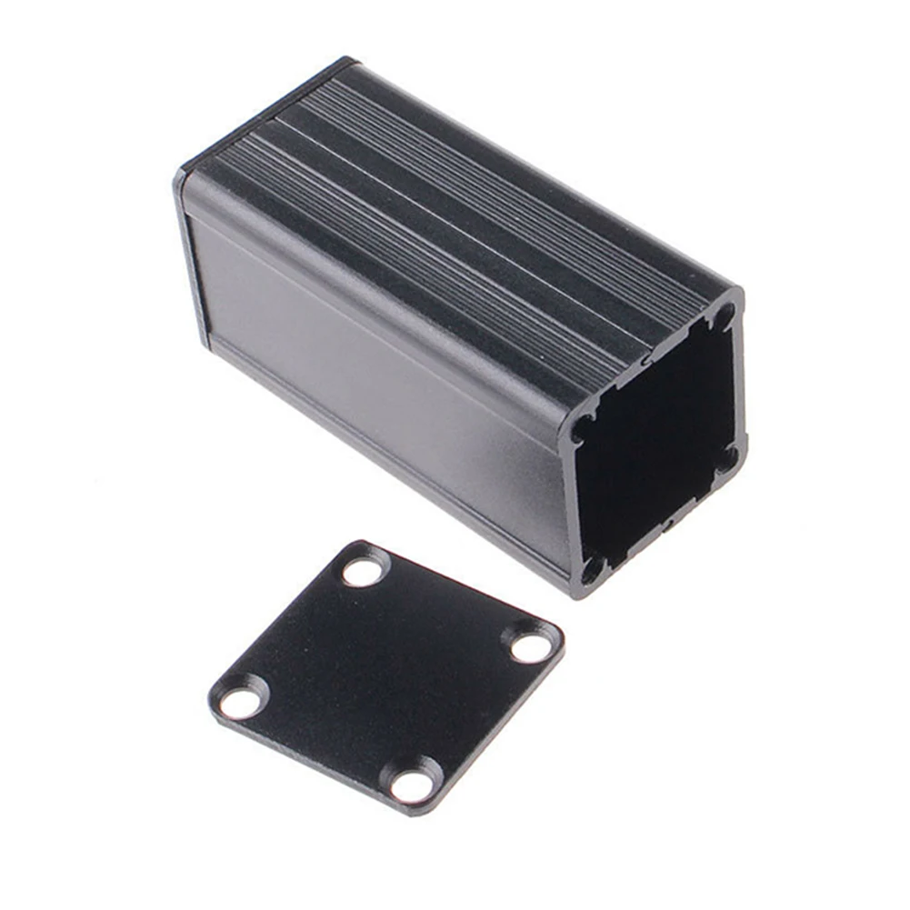 5pcs Extruded PCB Aluminum Box Black Enclosure Electronic Project DIY 50*25*25mm