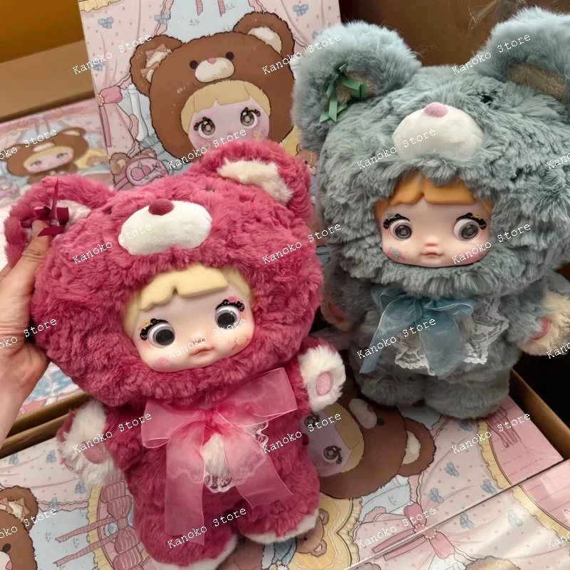 

Authentic 400% Blind Box Goodnight Bear Series Vinyl Nommi Doll Decoration Series Doll High Quality Mystery Box Birthday Gift