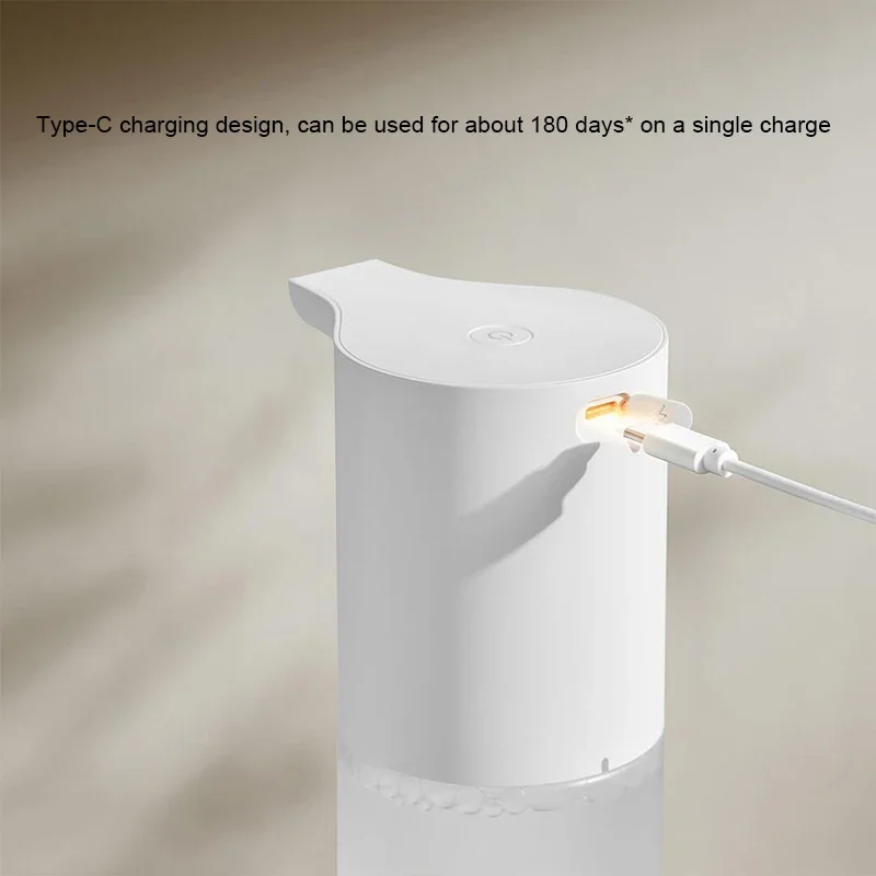 XIAOMI Mijia Electric Soap Dispenser 1S USB Rechargeable Automatic Induction Hand Wash Foaming Machine Add 70% Water to Dilute