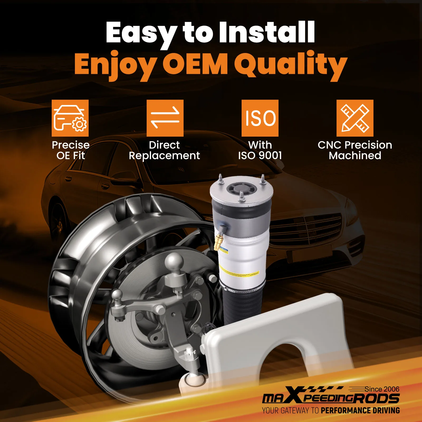 

Rear RH Air Suspension Strut for BMW 730i 740i 750i 760i 2007-2015 37126791676