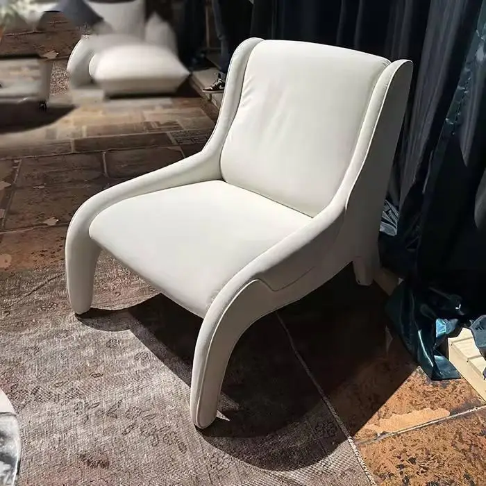 Italian Luxury Villa Club Hotel Room Sales Department Single Leisure Chair Designer Model Living Room Solid Outdoor Home Office
