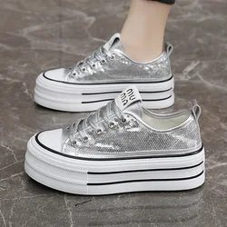 Canvas Shoes Women Fashion Bling Platform Vulcanized Sneakers Designer Summer Casual Sports Canvas Sneaker Footwear Zapatillas