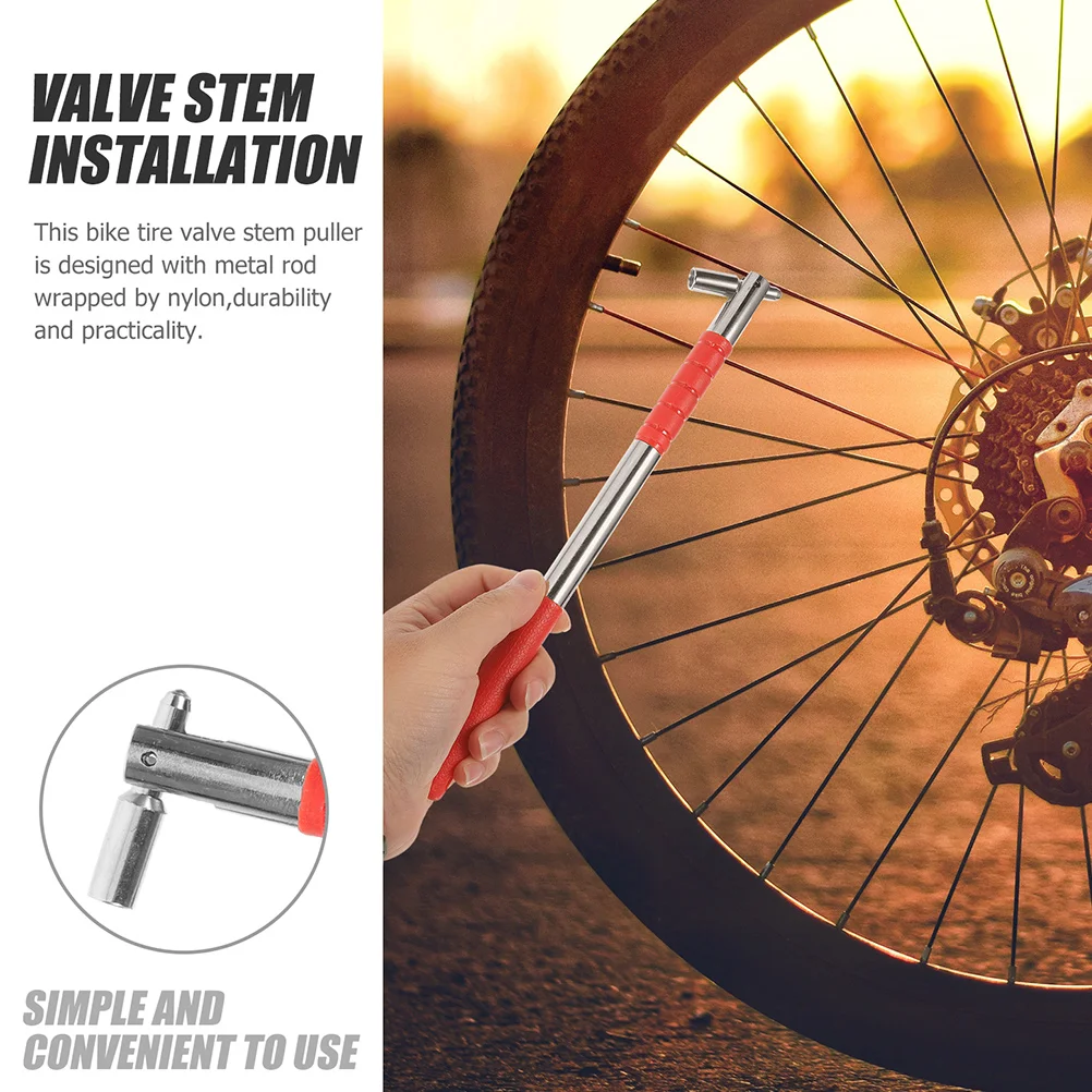 

2pcs Tools Durable Material Quick Installation Removal Car Valve Valve Stem Installer Stem Tool Tire Tools Maintenance