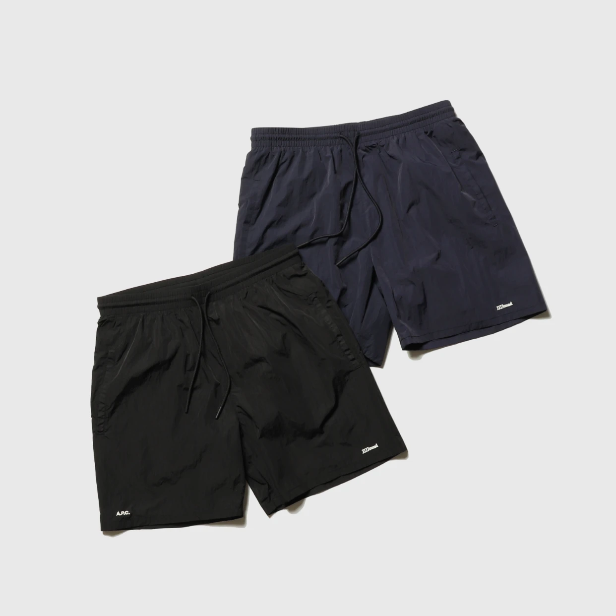 Jjjjound X A.P.C Shorts Joint Name Summer Metal Nylon Lightweight Camping Beach Shorts Men's