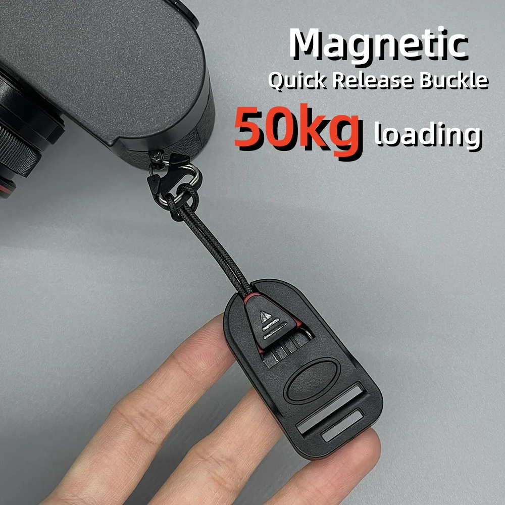 Magnetische Schnellverschluss-Kamera-Anschlussschnalle für Schulter-Handgelenkband Sony Canon Nikon Panasonic Fuji Micro Single Anchor Bean
