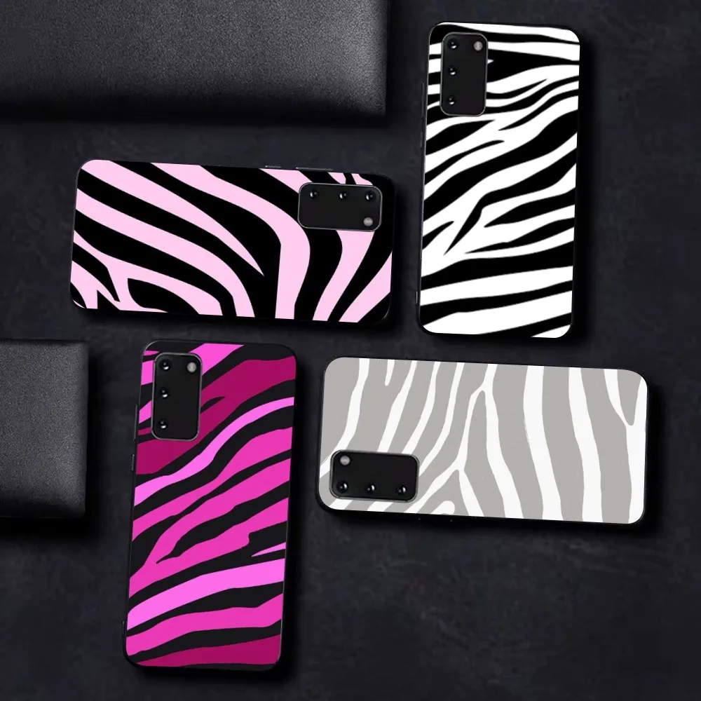 Zebra Pattern Phone Case For Samsung S 20 21 22 23 plus Ultra for Redmi Note 8 9 10 11 for Huawei Y 5 6 9