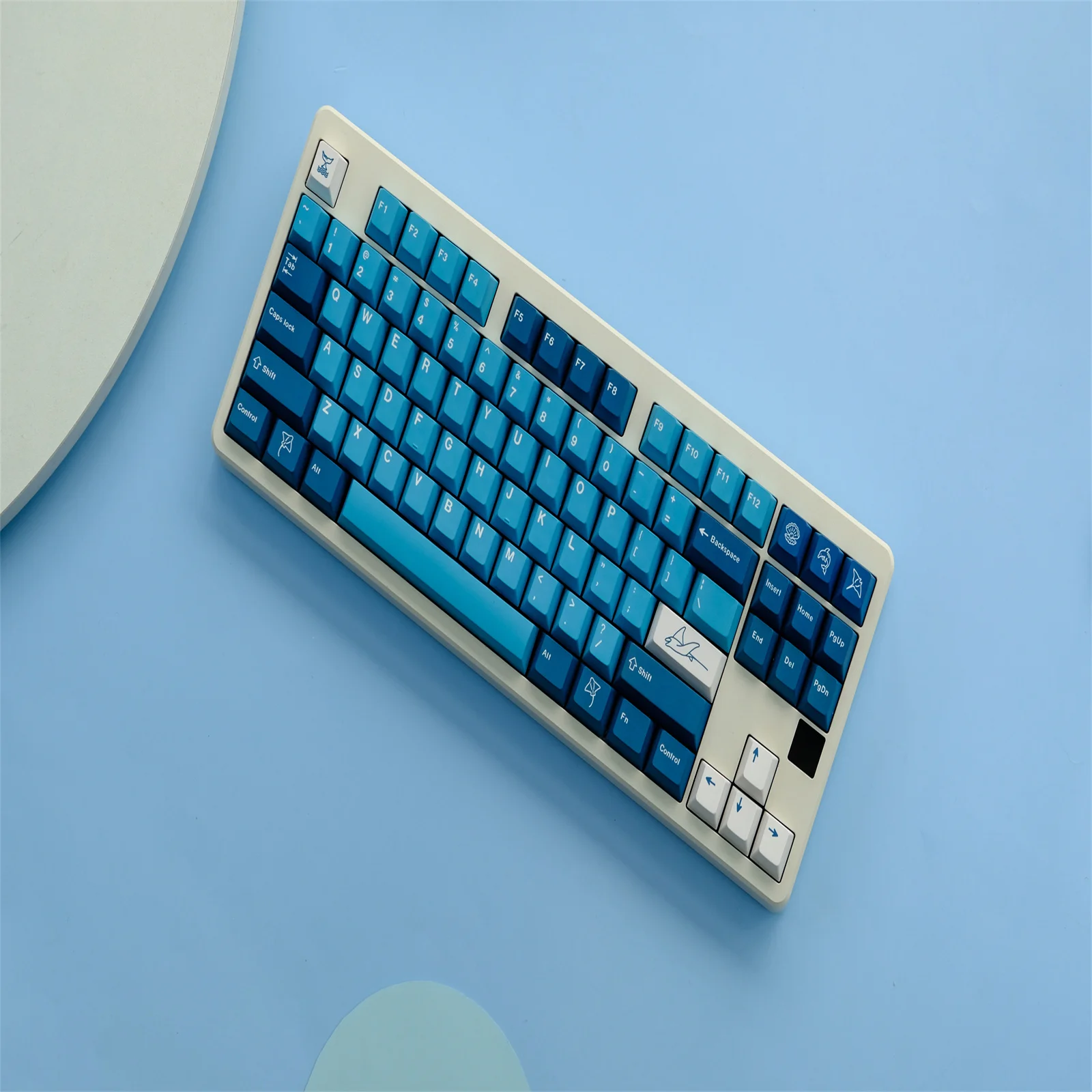 GMK Devil fish Keycaps Set 129 Keys PBT Keycaps Cherry Profile DYE-SUB Personalized GMK Keycaps For Mechanical Keyboard