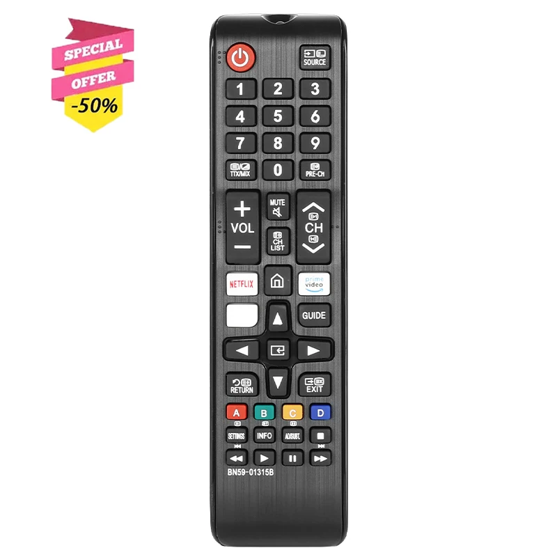 BN59-01315B Remote Control For Samsung TV QE43Q67TA TU8079 UA50TU8000 UE32N5002AK UE32T5302 UE436RU7092 UE43AU9072 UE43RU7092