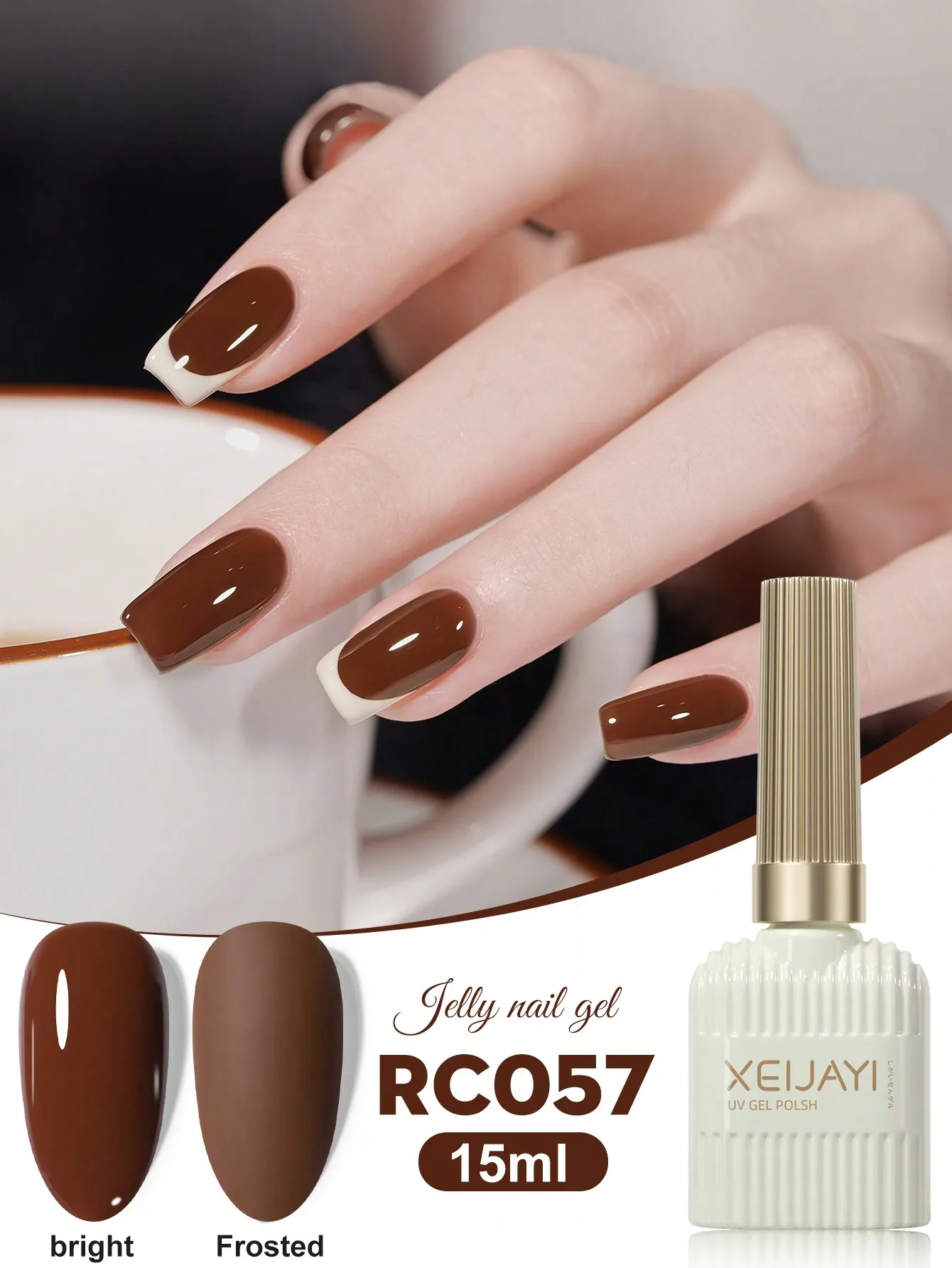 6Pcs 15ML Gel Nail Polish Set, Summer Popular Color Gel Varnish Nail Kit, Soak Off UV/LED Gel Polish, For Home Salon Nail Art Ch