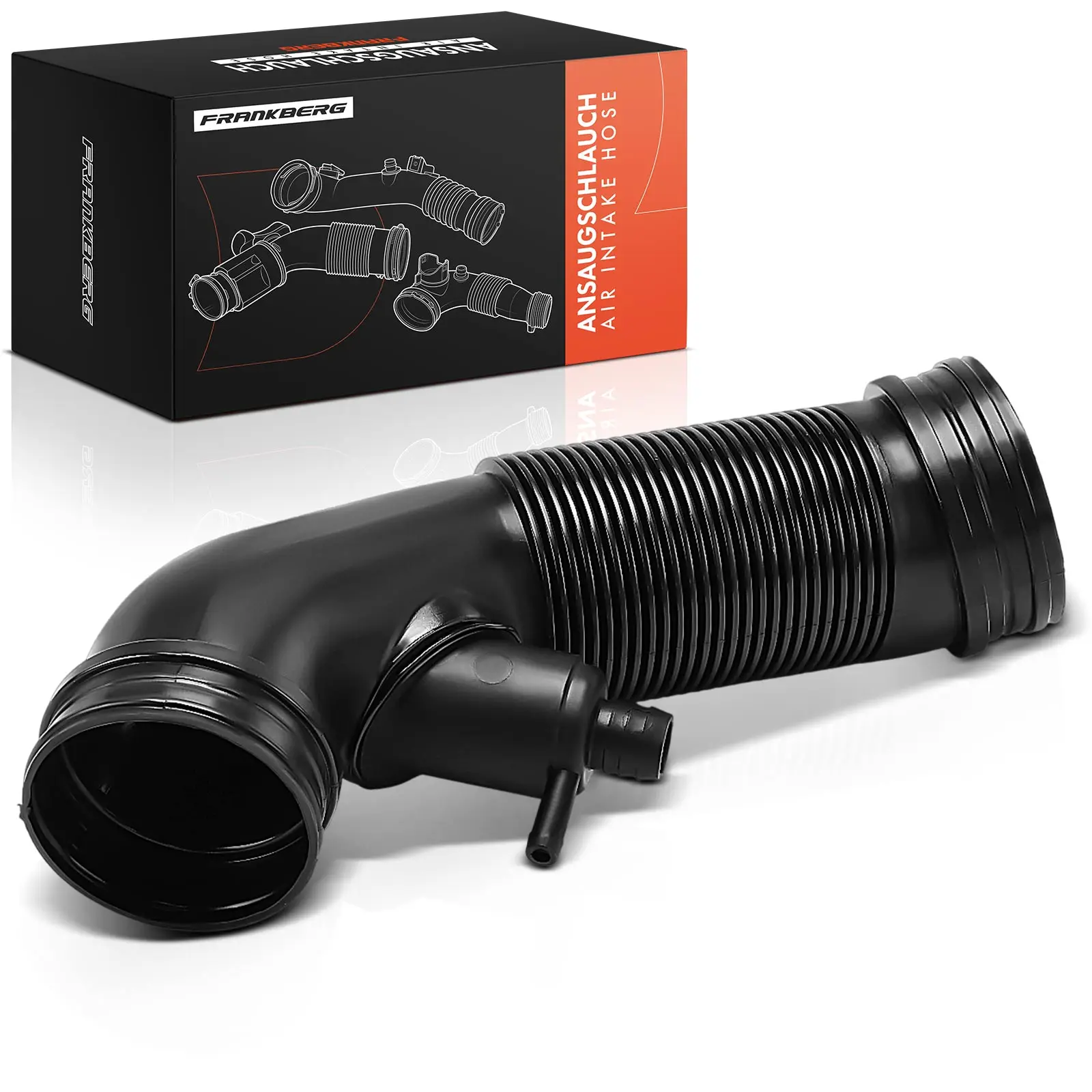 Frankberg 1x Inlaatslang Luchtfilter voor VW Polo Seat Cordoba Vario Ibiza II 1.6L V104819 6K0129627N