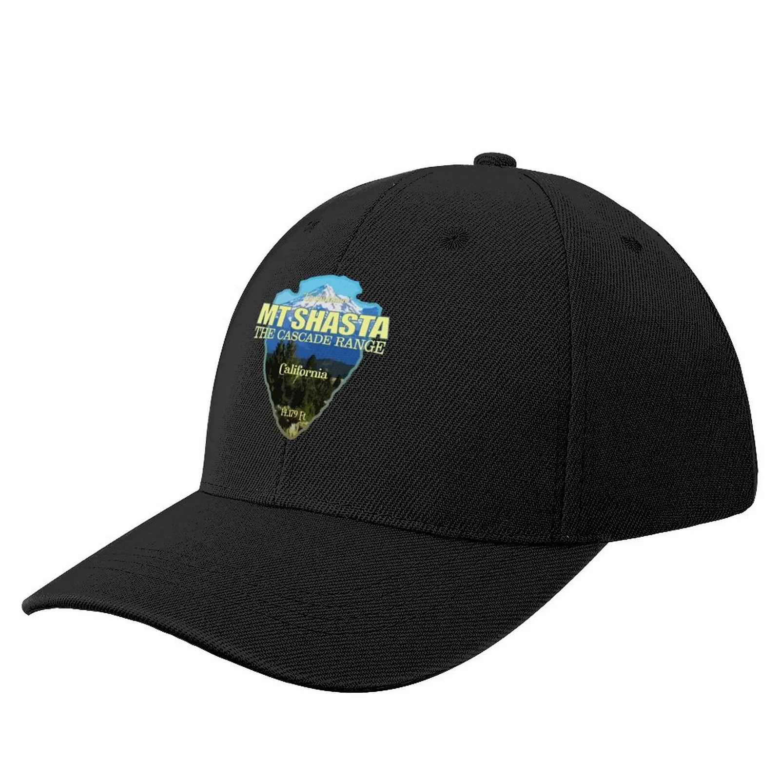 Mount Shasta (arrowhead) Baseball Cap Golf Hat Man Anime Hat hard hat Military Cap Man Women Hats Men's