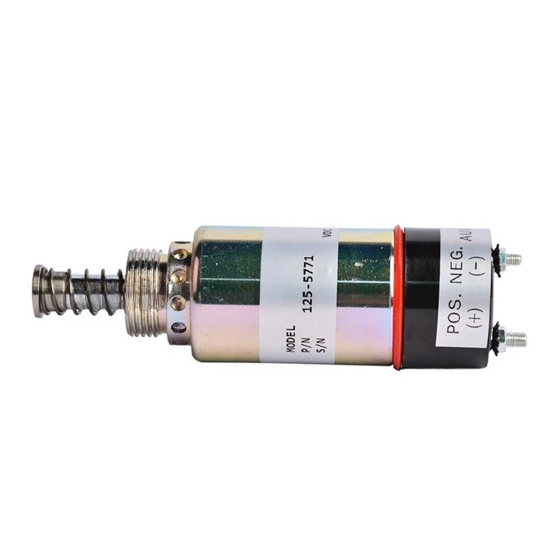 For Caterpillars 3116 flameout solenoid valve, fuel stop solenoid valve 125-5771 9X-5312