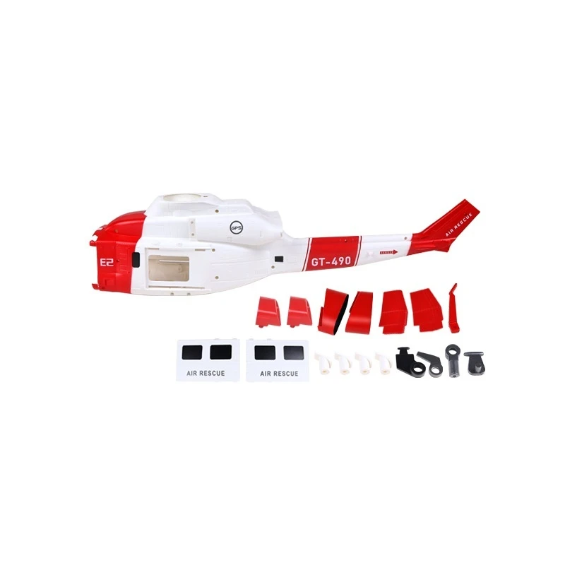 Gutian E2 Gps Elicottero telecomandato intelligente Uh-1y Modello drone Corpo rotore principale Batteria e accessori Parti complete