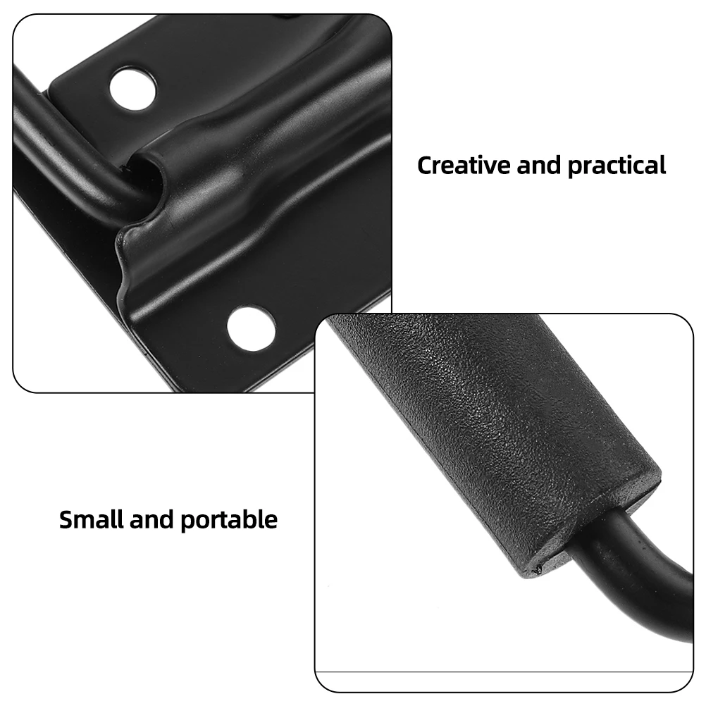 

3pcs Chest Handle Replacement Heavy Duty Metal Handle For Toolbox Storage Box Cabinet Case Spring Loaded Pull Handles For